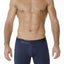 INIZIO Blue Long Microfiber Boxer Brief