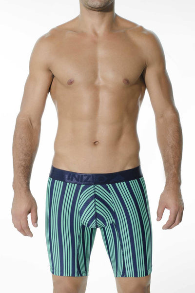 INIZIO Blue Nogo Microfiber Boxer Brief