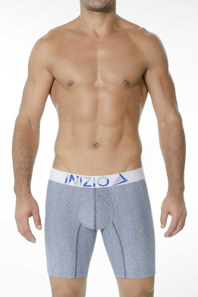 INIZIO Blue Perseo Microfiber Boxer Brief