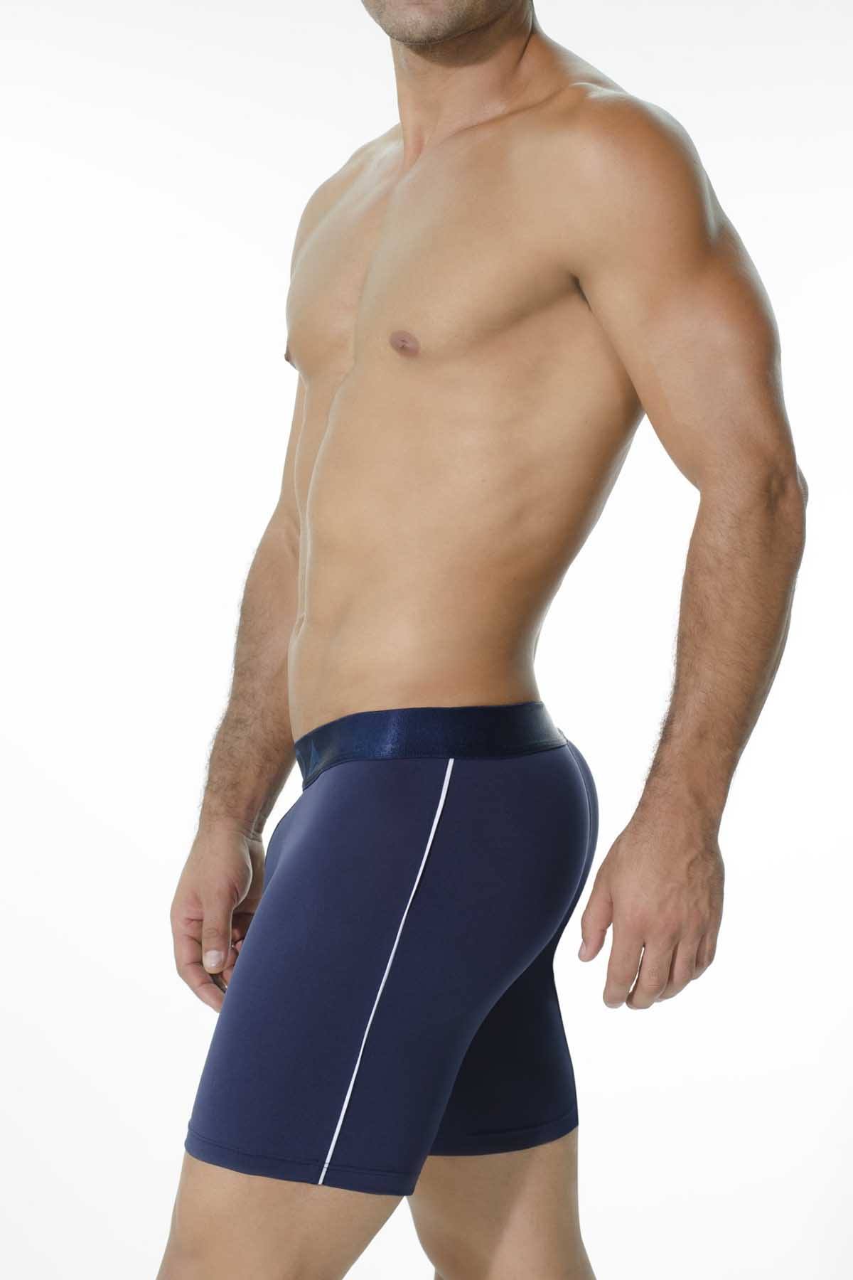 INIZIO Blue Villa Microfiber Boxer Brief