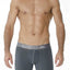 INIZIO Grey Long Microfiber Boxer Brief