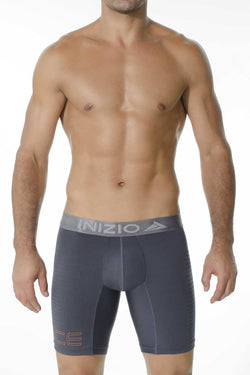 INIZIO Grey Maki Microfiber Boxer Brief thumbnail 2