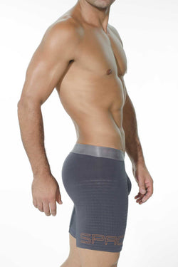 INIZIO Grey Maki Microfiber Boxer Brief thumbnail 1