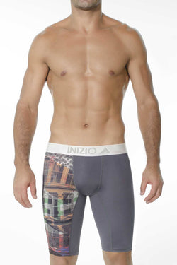 INIZIO Grey Munir Microfiber Boxer Brief thumbnail 2