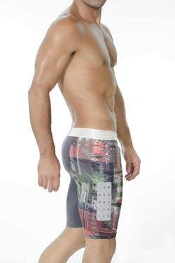 INIZIO Grey Munir Microfiber Boxer Brief thumbnail 3