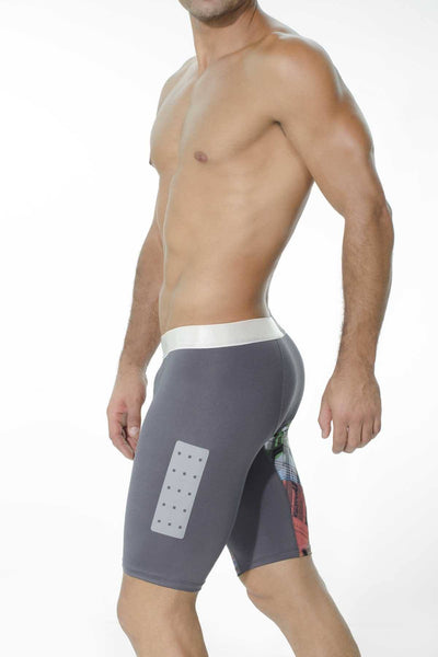 INIZIO Grey Munir Microfiber Boxer Brief