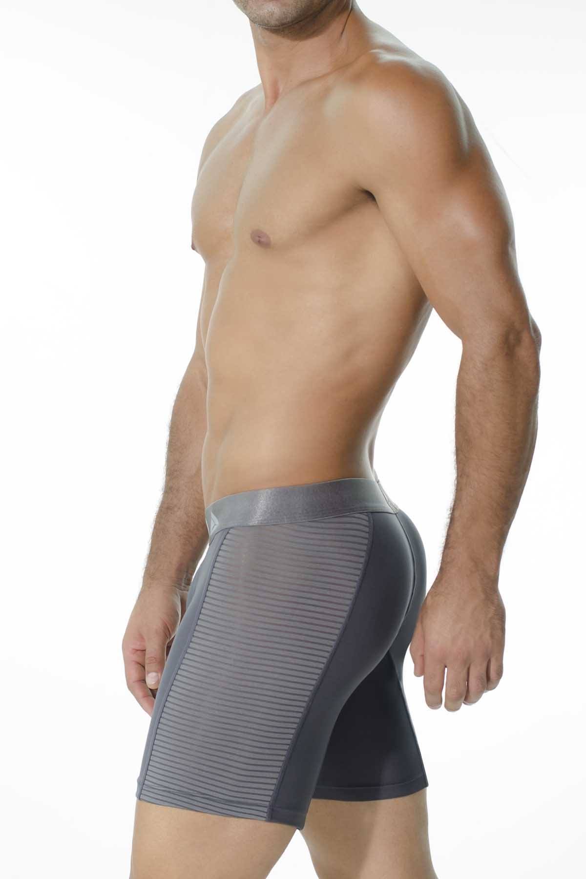 INIZIO Grey Ocam Microfiber Boxer Brief