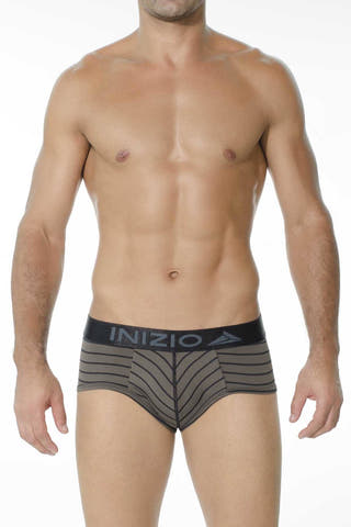INIZIO Grey Special Microfiber Brief