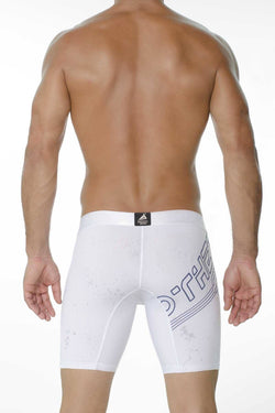 INIZIO White Araka Microfiber Boxer Brief thumbnail 3