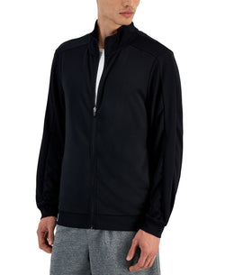 Id Ideology Regular-fit Moisture-wicking Knit Jacket Black/ Black thumbnail 1