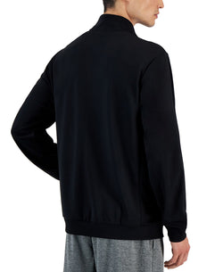 Id Ideology Regular-fit Moisture-wicking Knit Jacket Black/ Black thumbnail 2