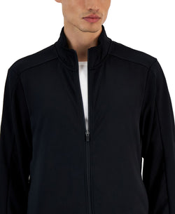 Id Ideology Regular-fit Moisture-wicking Knit Jacket Black/ Black thumbnail 3