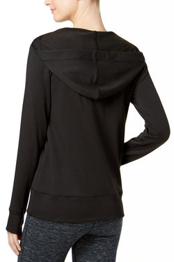 Ideology Black-Noir Lace-Up Hoodie thumbnail 3