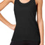 Ideology Black Noir Mesh Racerback Tank Top