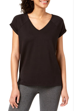 Ideology Black Noir V-Back T-Shirt thumbnail 1