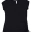 Ideology Black Side-Tie Modal T-Shirt