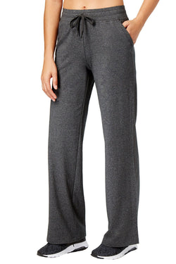Ideology Charcoal Melange Wide Leg Sweatpant thumbnail 1