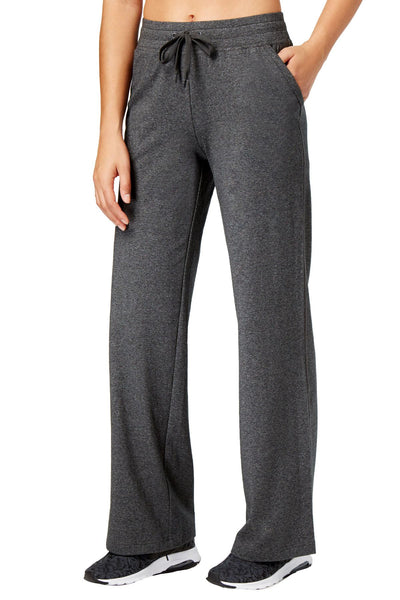 Ideology Charcoal Melange Wide Leg Sweatpant