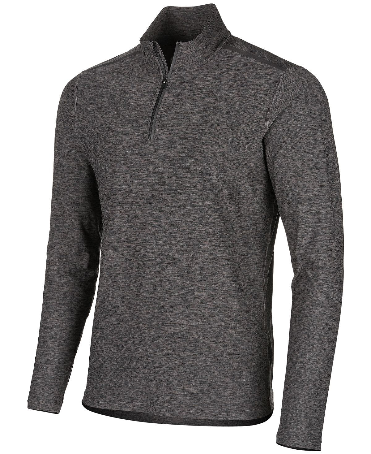 Ideology Core Bonded Quarter-zip Pullover Charcoal