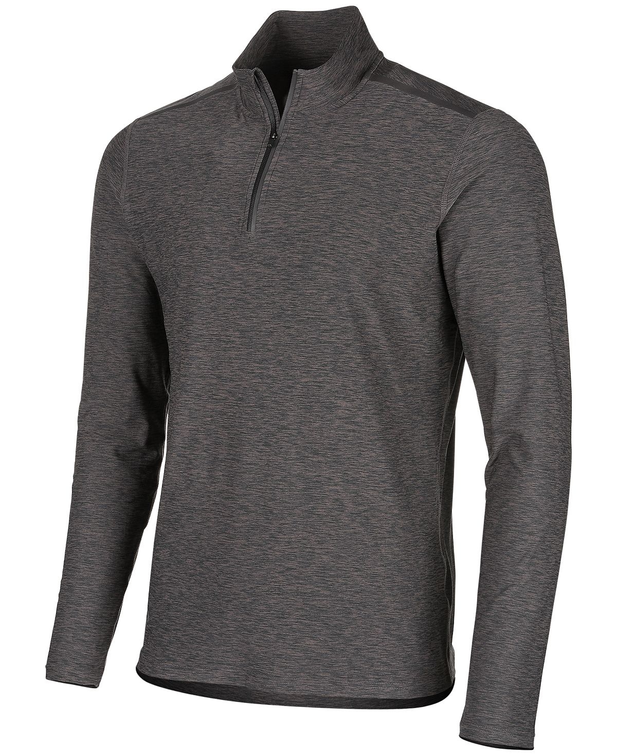 Ideology Core Bonded Quarter-zip Pullover Charcoal