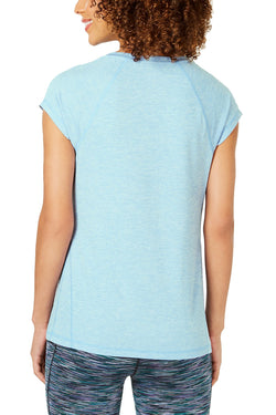 Ideology Crystal-Mist Heathered V-Neck Performance Tee thumbnail 4