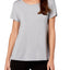 Ideology Grey-Whisper CrissCross-Back Modal Tee