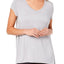 Ideology Grey Whisper Draped Modal T-Shirt