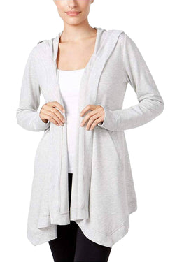 Ideology Heather-Grey Hooded Wrap thumbnail 2