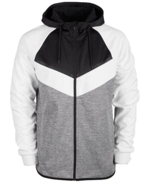 Ideology Id Men's Colorblocked Fleece Zip Hoodie, Created for Macy's