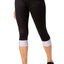 Ideology Lavender-Bloom Color-Blocked Performance Capri Legging