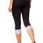 Ideology Lavender-Bloom Color-Blocked Performance Capri Legging