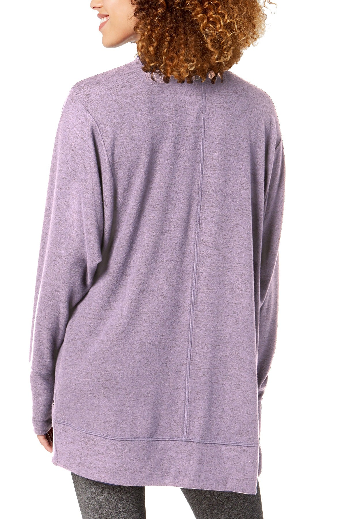 Ideology Lavender-Bloom Long-Sleeve Wrap