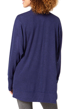 Ideology Navy Serenity Long Sleeve Wrap thumbnail 2