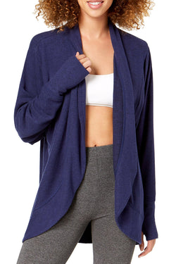 Ideology Navy Serenity Long Sleeve Wrap thumbnail 1