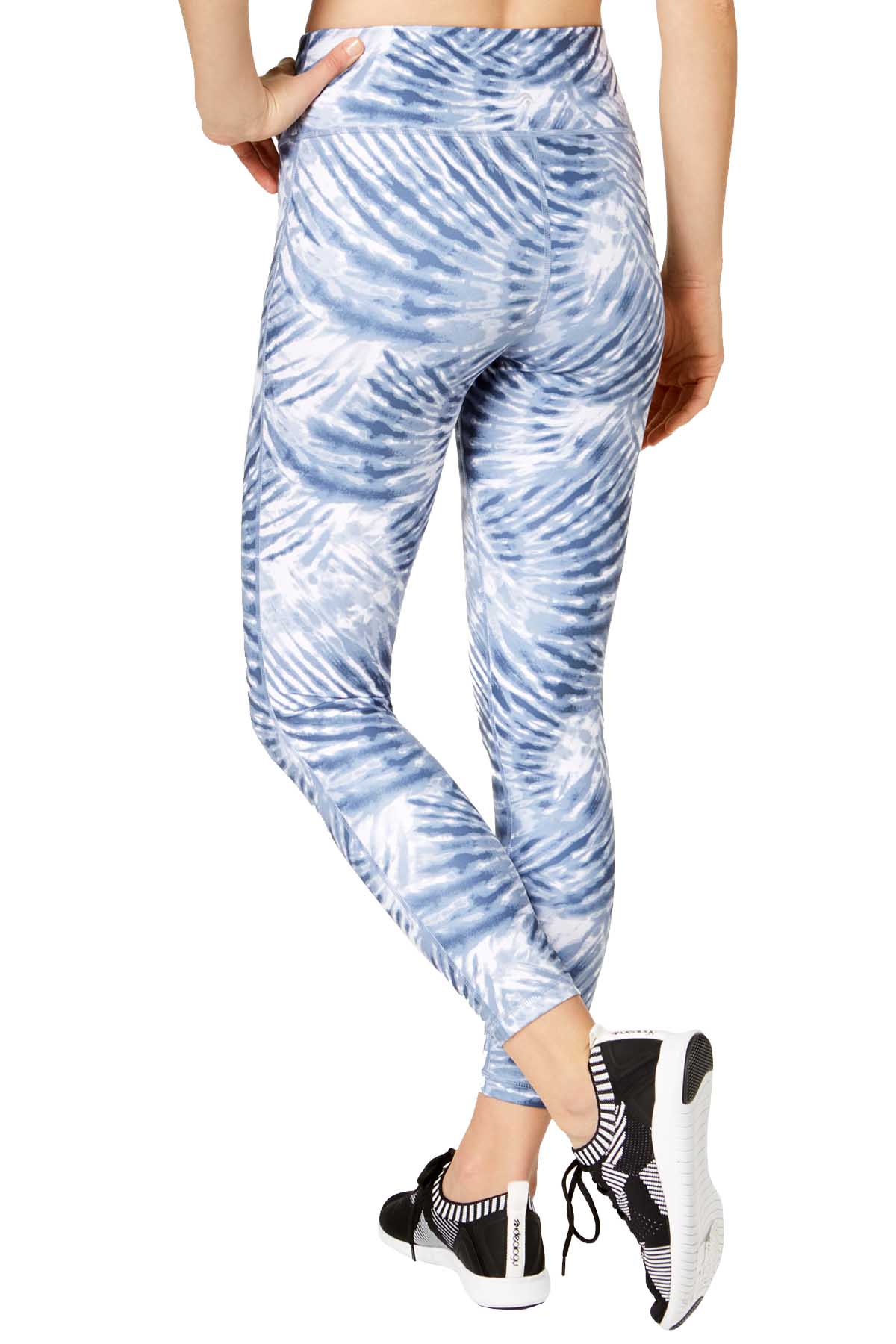 Ideology Navy Tie-Dyed 7/8 Ankle Legging