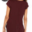 Ideology Noir Essential Space-Dyed Lace-Up Back T-Shirt