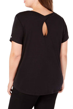 Ideology PLUS Black Noir LOVE Graphic T-Shirt thumbnail 1