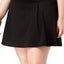 Ideology PLUS Black Noir Pleated Skort