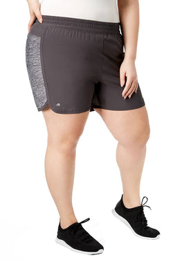 Ideology PLUS Charcoal Space-Dye Flattering Performance Short thumbnail 1