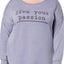 Ideology PLUS Infinity-Blue Graphic Cross-Back Pullover
