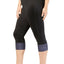 Ideology PLUS Navy-Serenity Color-Blocked Cropped Legging