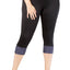 Ideology PLUS Navy-Serenity Color-Blocked Cropped Legging