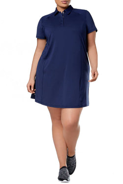 Ideology PLUS Navy Serenity Flattering Tennis Dress thumbnail 1