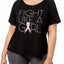 Ideology PLUS Noir Fight-Like-A-Girl Breast Cancer Research Foundation T-Shirt