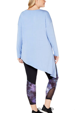 Ideology PLUS Pleasant-Periwinkle Modal Asymmetrical Top thumbnail 3