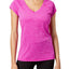 Ideology Sweet-Tart Heathered V-Neck Performance Tee