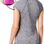 Ideology Sweet-Tart Heathered V-Neck Performance Tee