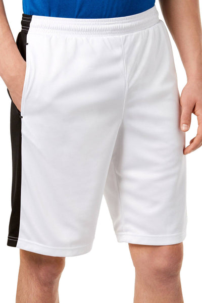 Ideology White Side-Stripe Performance Short