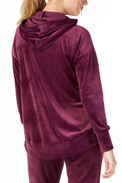 Ideology Winter-Bloom Velour Zip Hoodie thumbnail 4