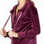 Ideology Winter-Bloom Velour Zip Hoodie